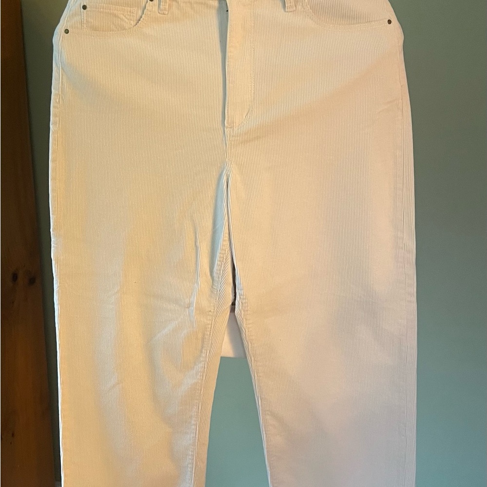 Ann Taylor - off white/cream Corduroy Pants